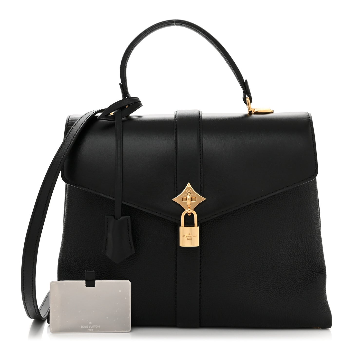 Grained Smooth Calfskin Rose Des Vents MM Black