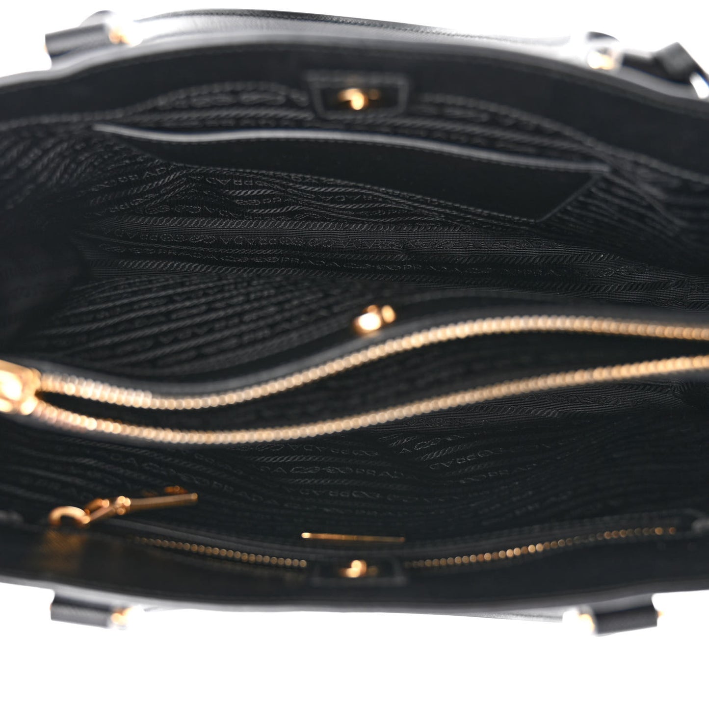 Saffiano Lux Medium Tote Black
