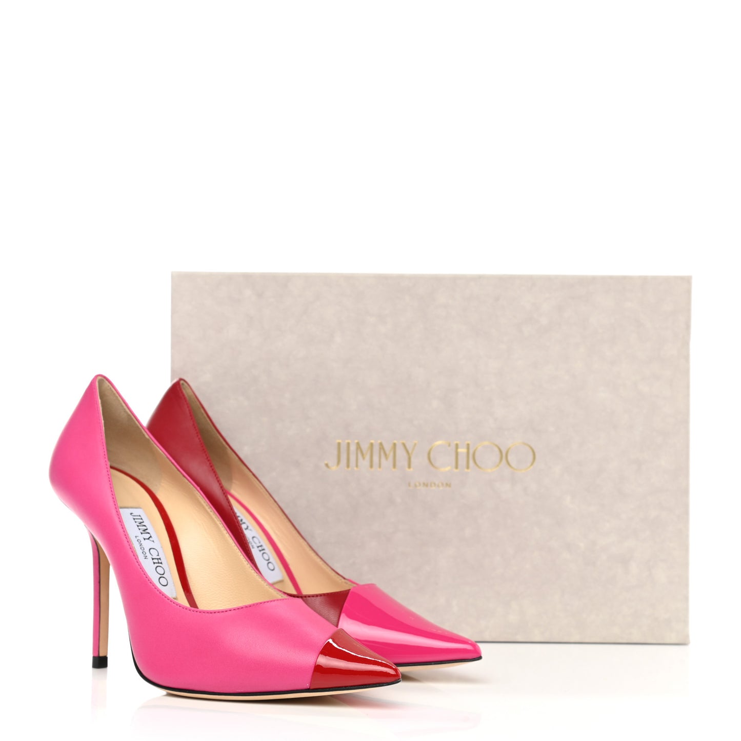 Patent Calfskin Love 85 Pumps 36 Pink