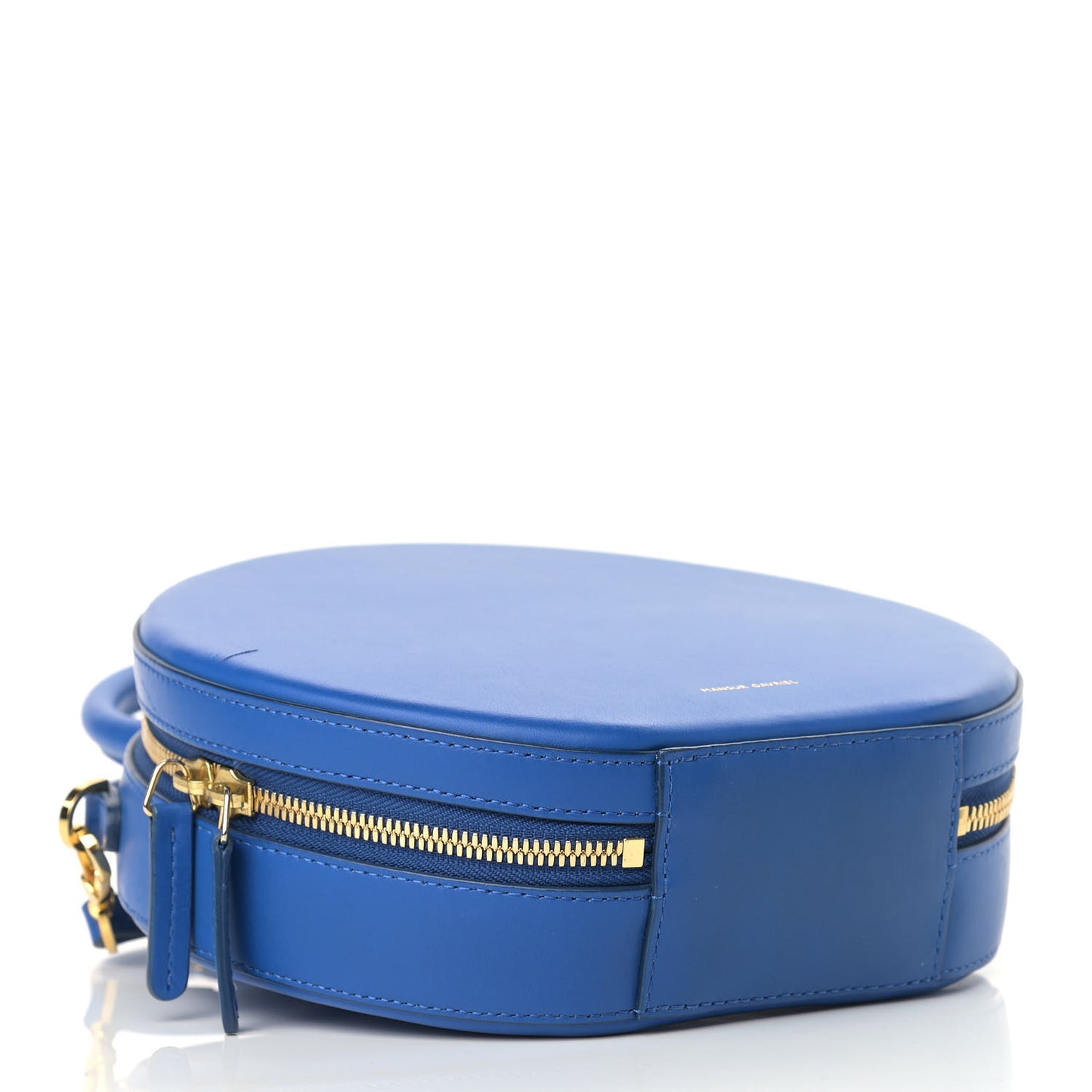 Calfskin Circle Crossbody Bag Royal