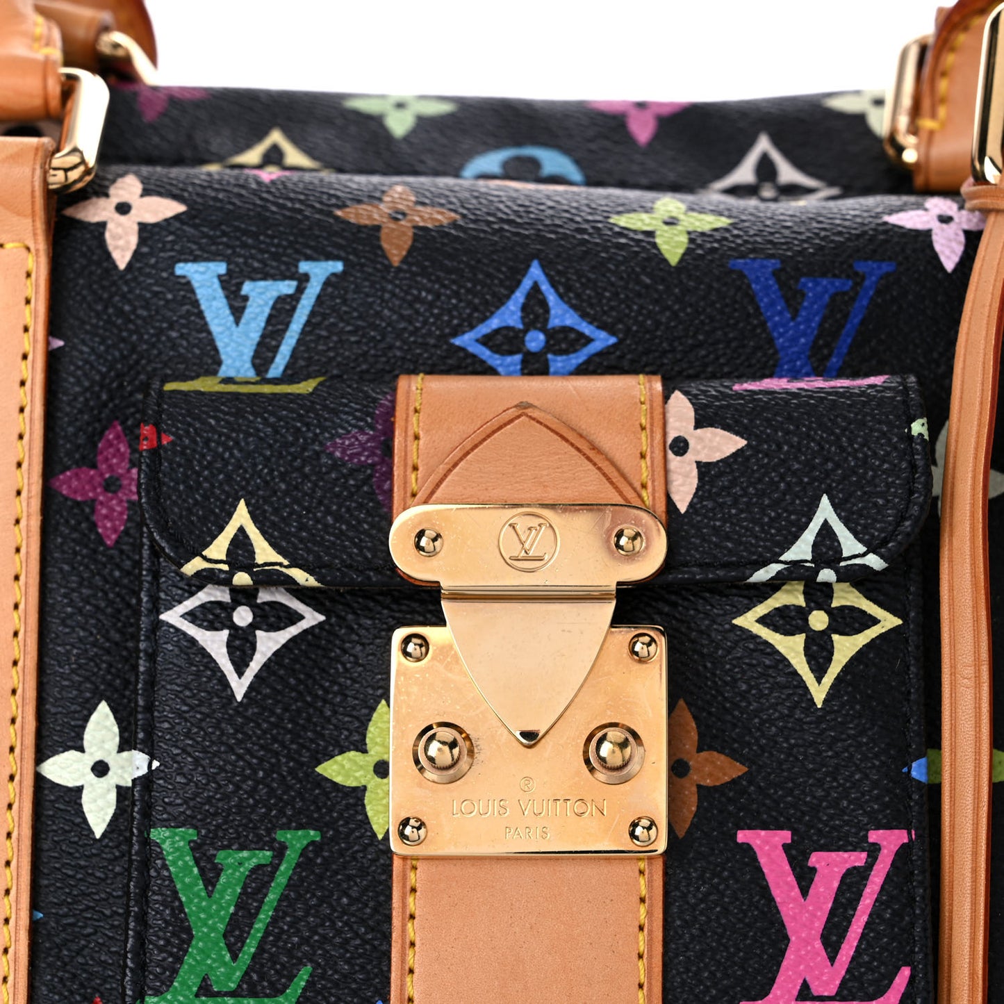 Monogram Multicolor Keepall 45 Black