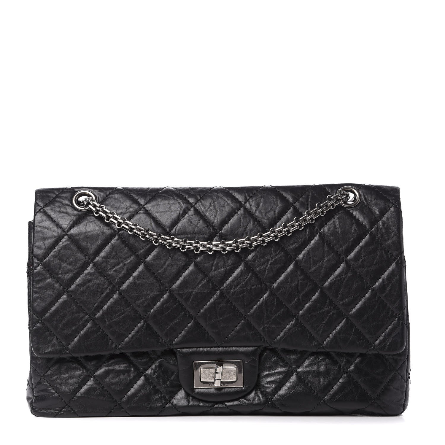Chanel Aged Calfskin Quilted 2.55 Reissue 227 Flap Black 1 of 10
