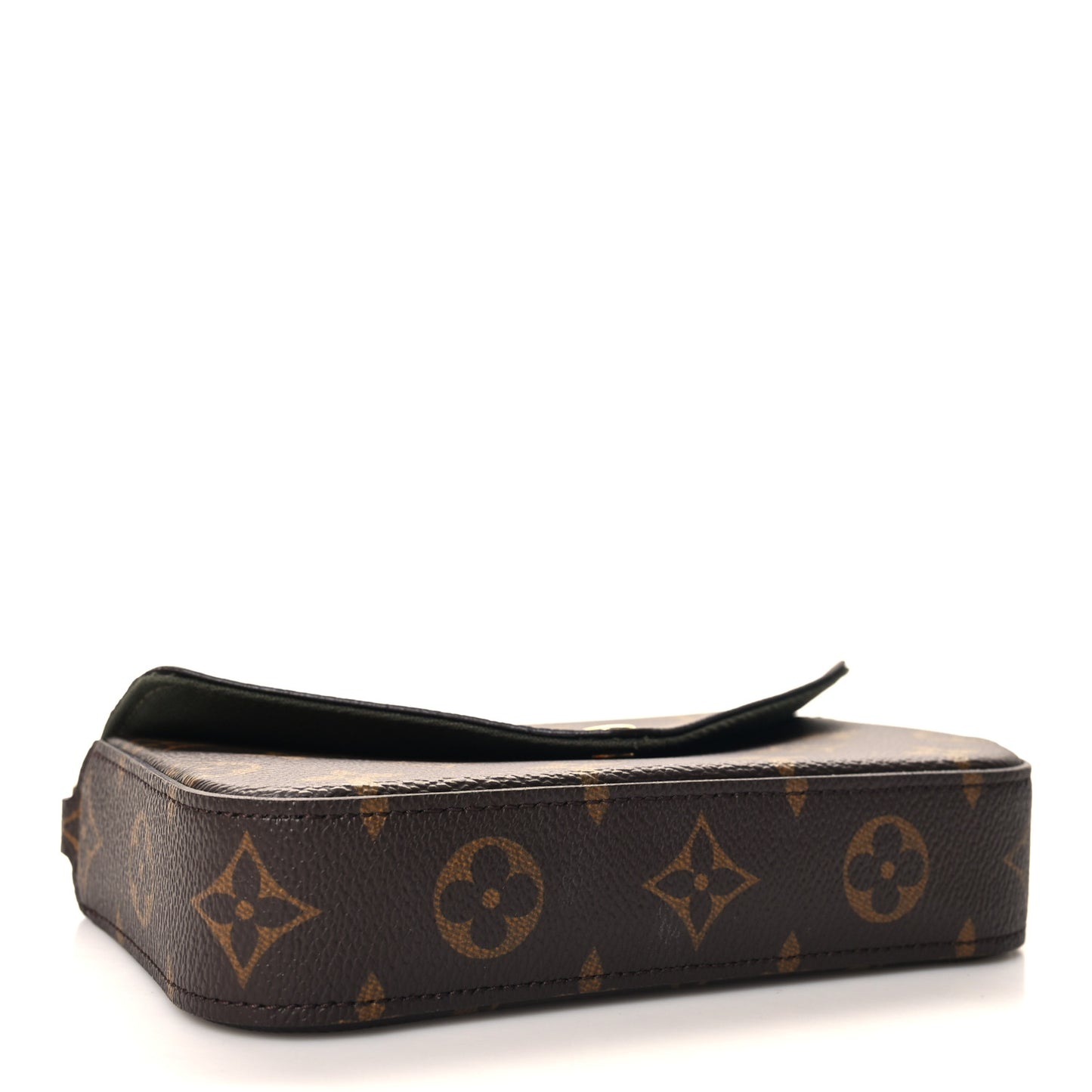 Monogram Felicie Strap & Go Kaki
