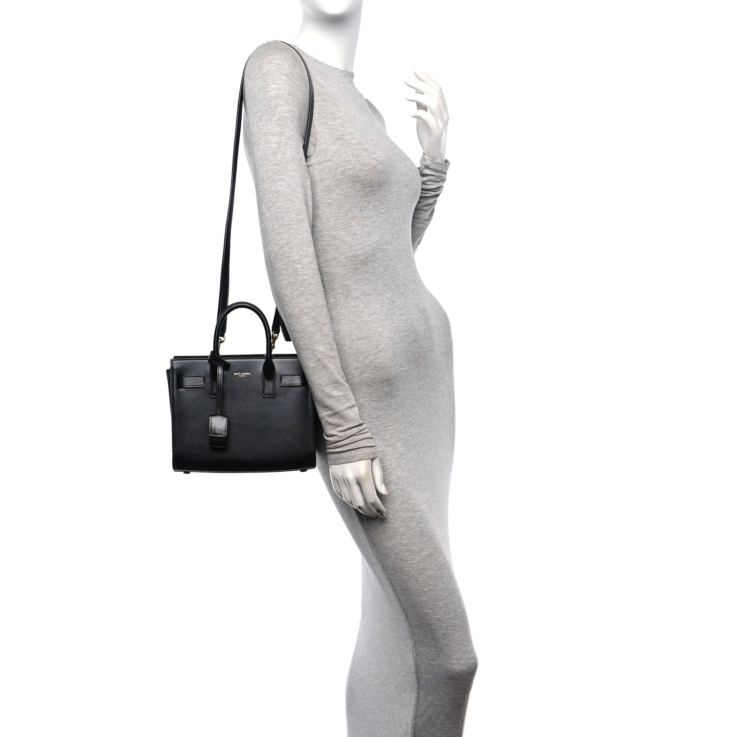 Calfskin Nano Sac De Jour Black