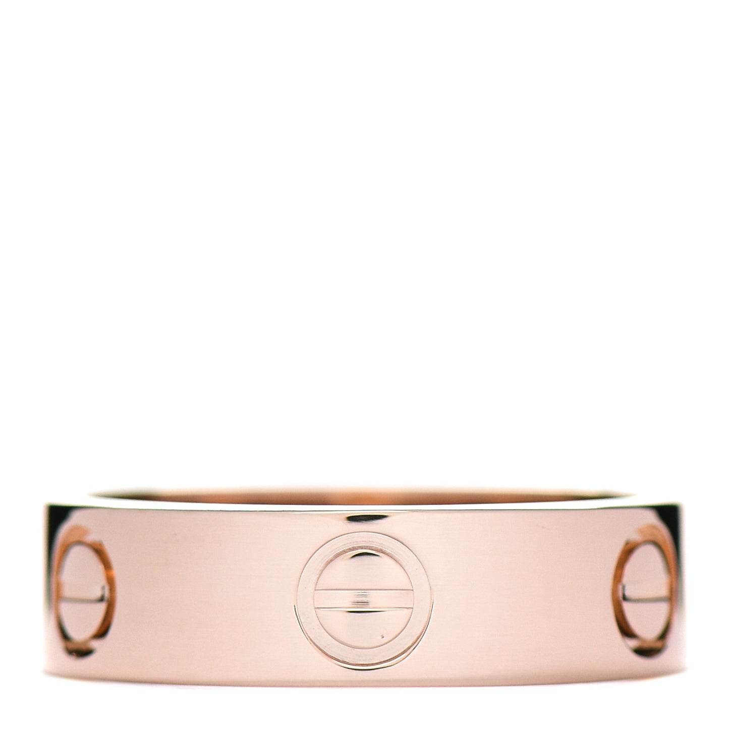 18K Pink Gold 5.5mm LOVE Ring 54 6.75