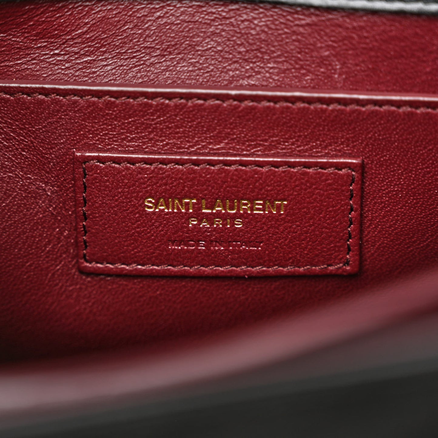 Kid Scamosciato Smooth Calfskin Medium Classic Monogram Cassandra Top Handle Black Rouge Legion