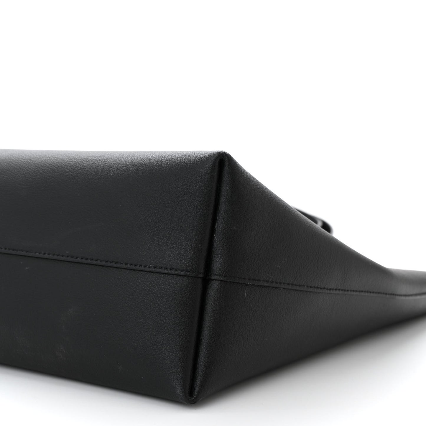 Calfskin Large Shopping Tote Black
