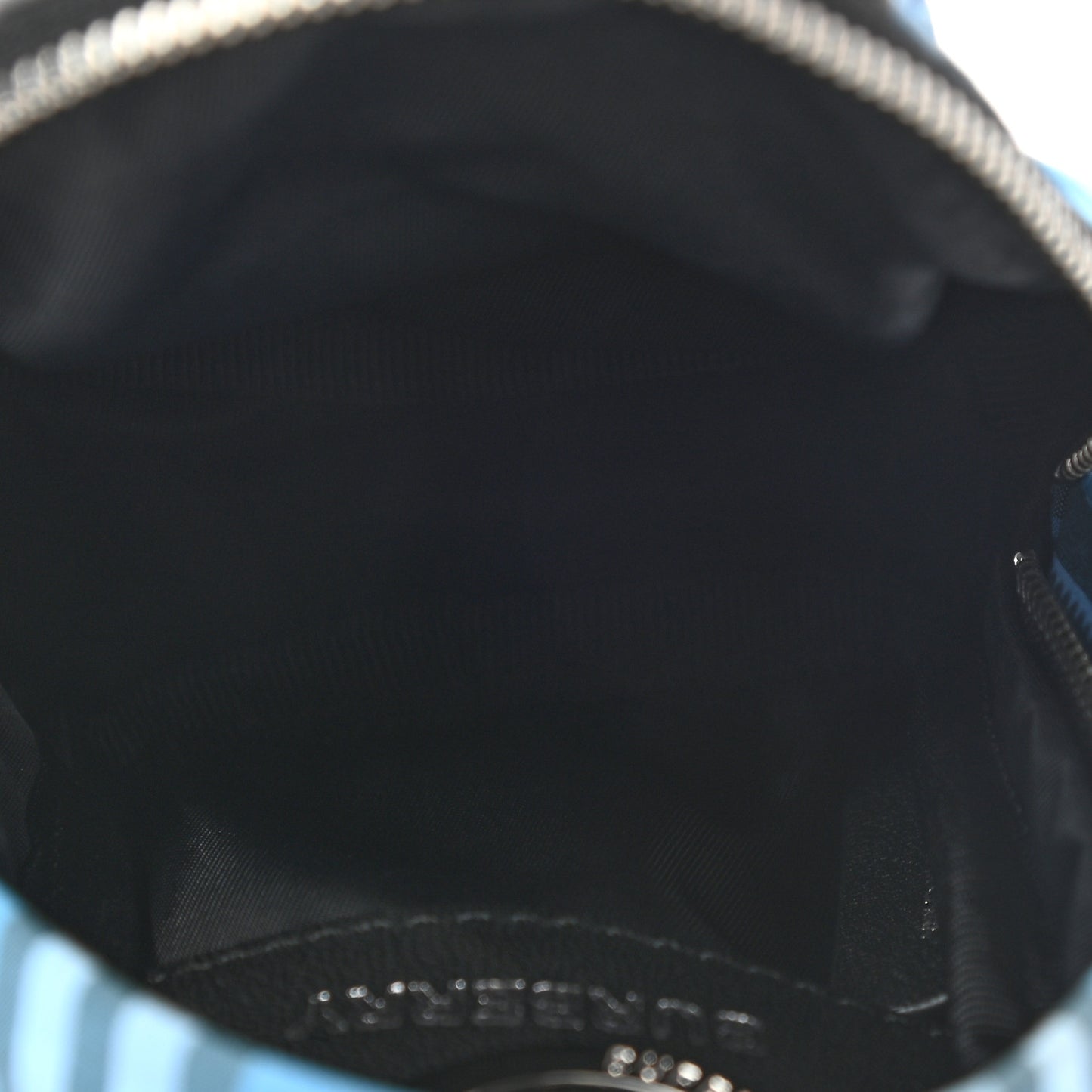 Vintage Check Backpack Key Charm Blue