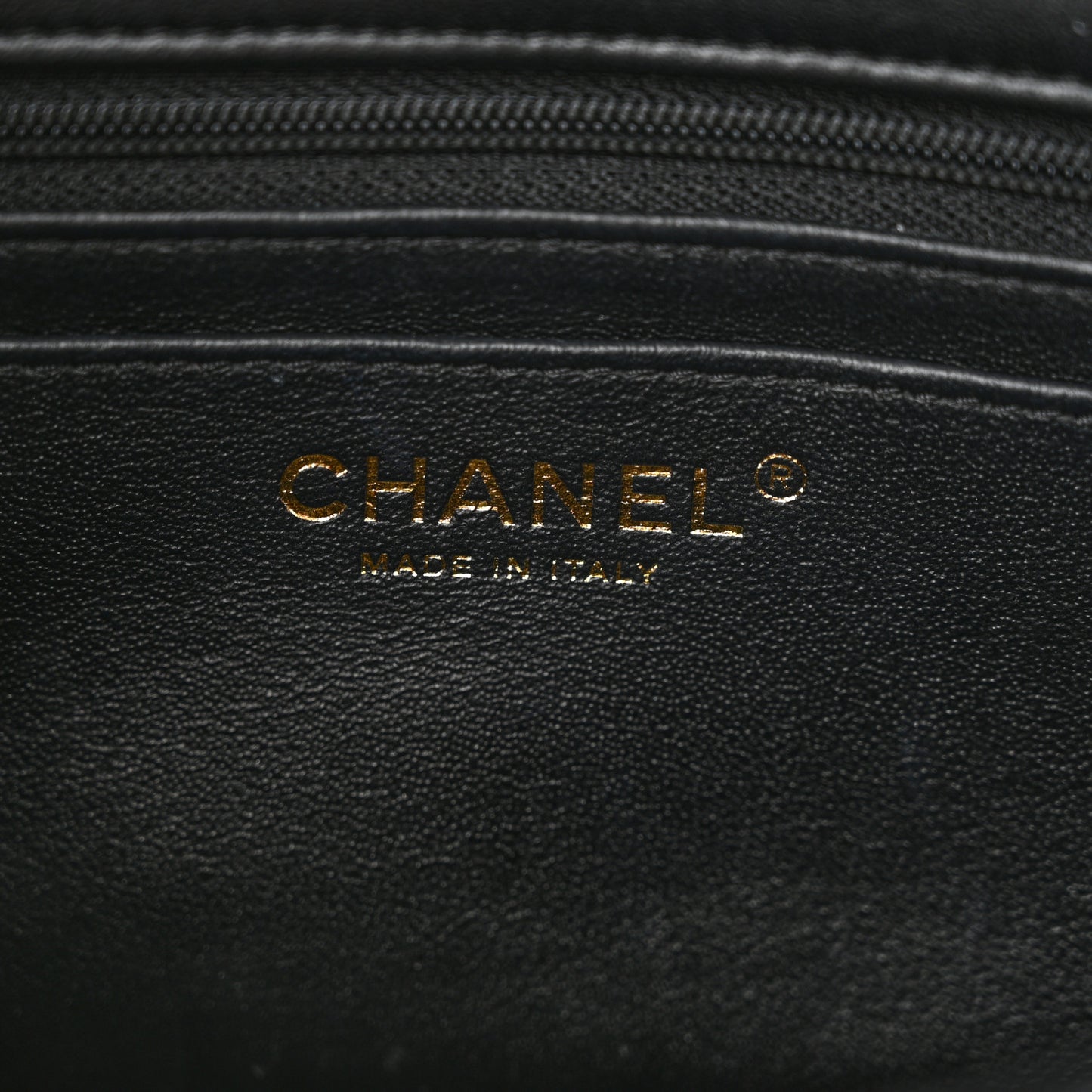 Lambskin Quilted Mini Top Handle Rectangular Flap Black