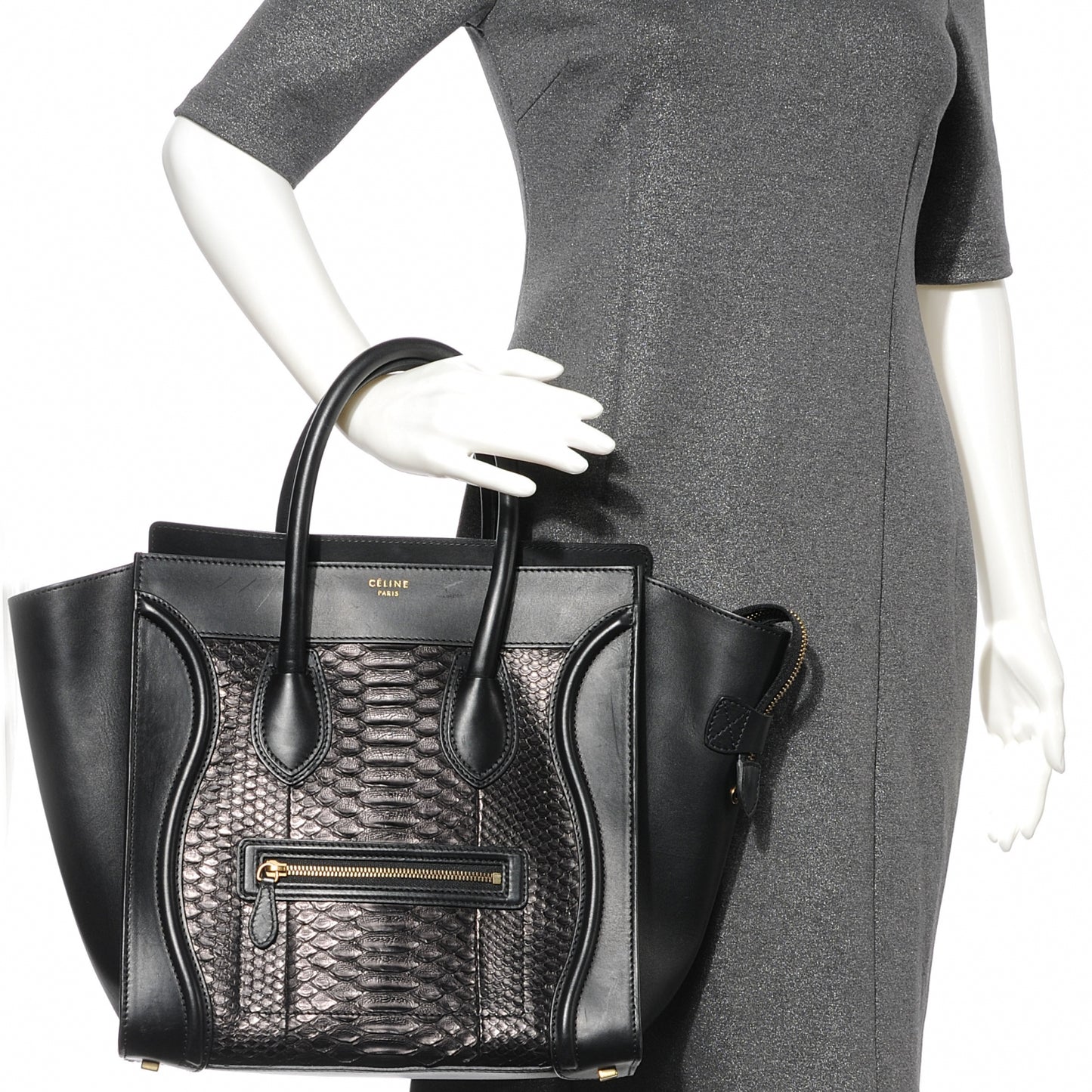 Python Mini Luggage Black