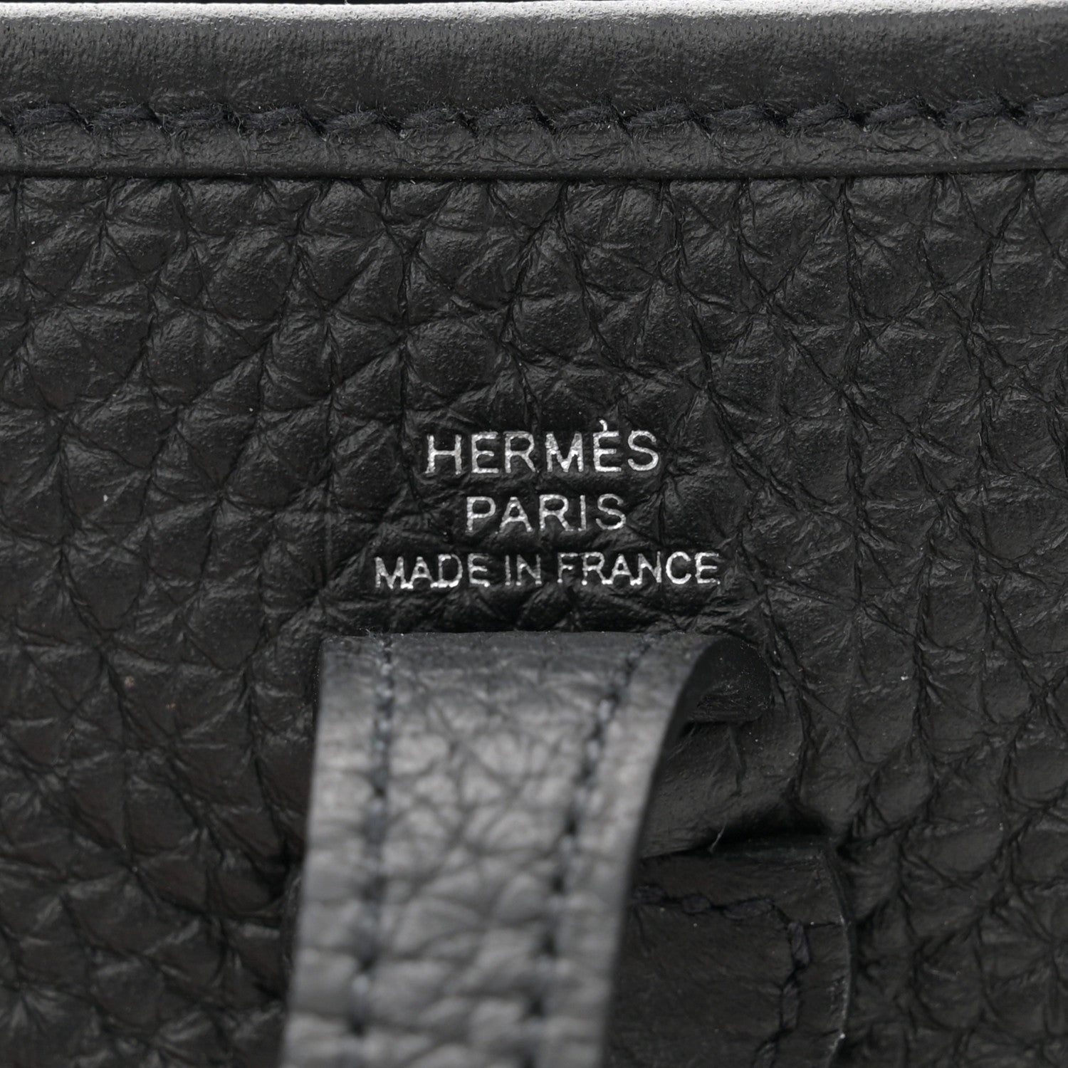 Hermes Taurillon Clemence Evelyne TPM Black 6 of 11
