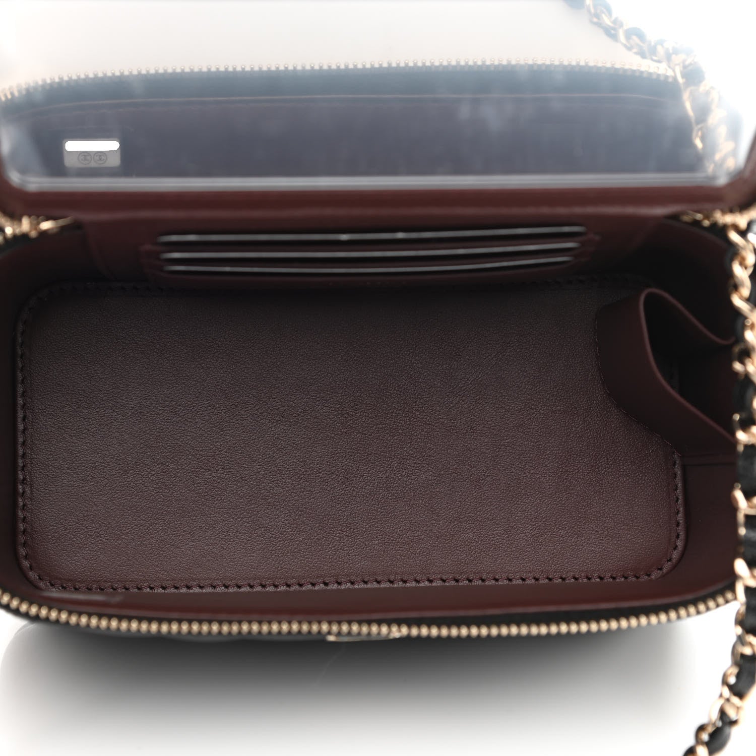 Chanel Caviar Quilted Small Vanity Case With Chain Black 8 of 21