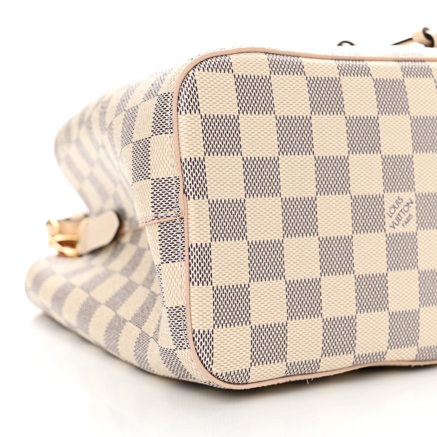Louis Vuitton Damier Azur Braided Neonoe BB Pink 9 of 11