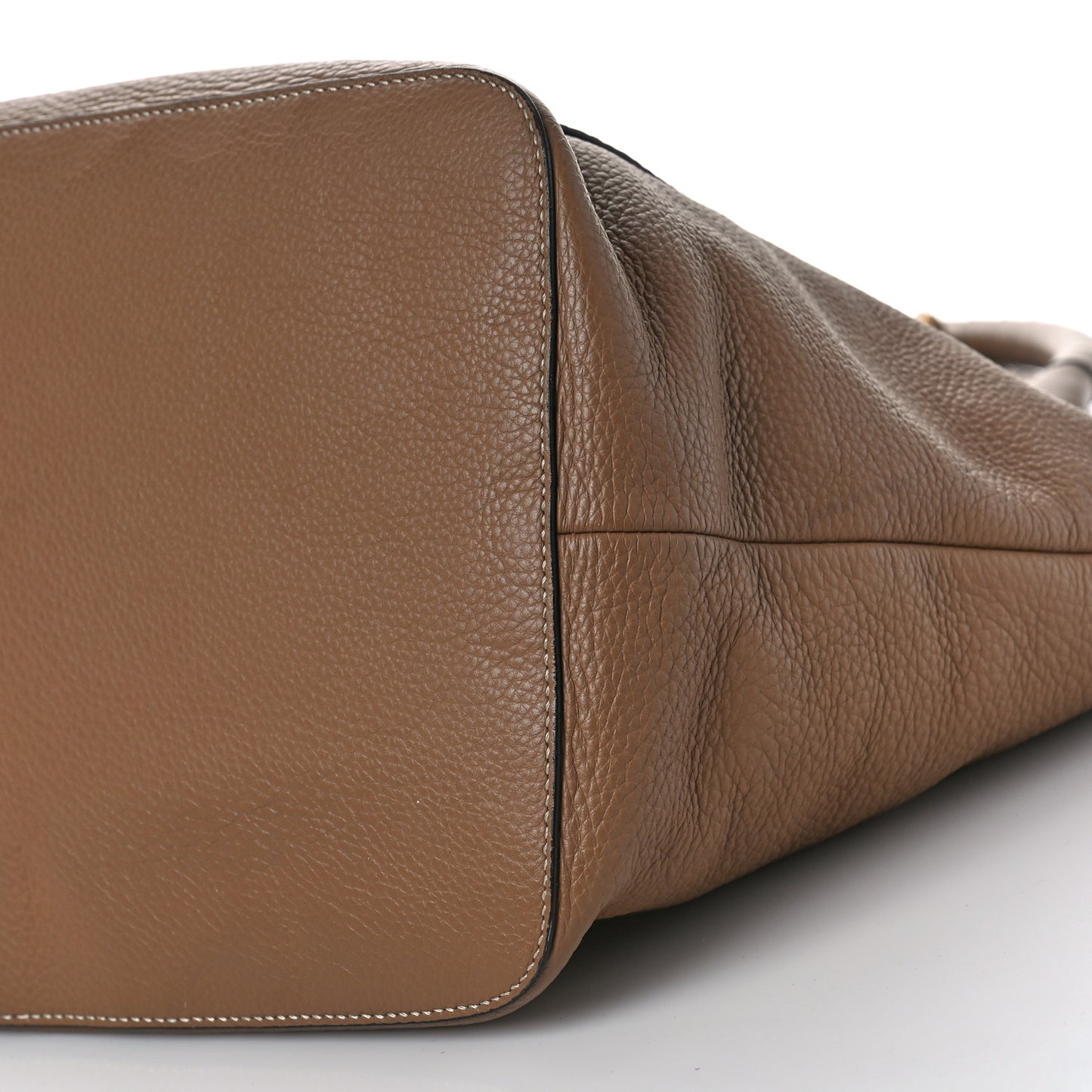 Calfskin Large New Marcie Tote Nut