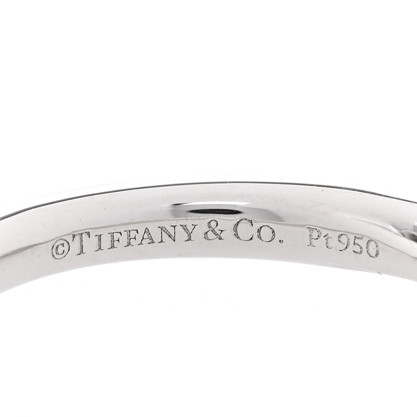 Platinum Diamond .20ct Round Brilliant Harmony Engagement Ring 45 3.25