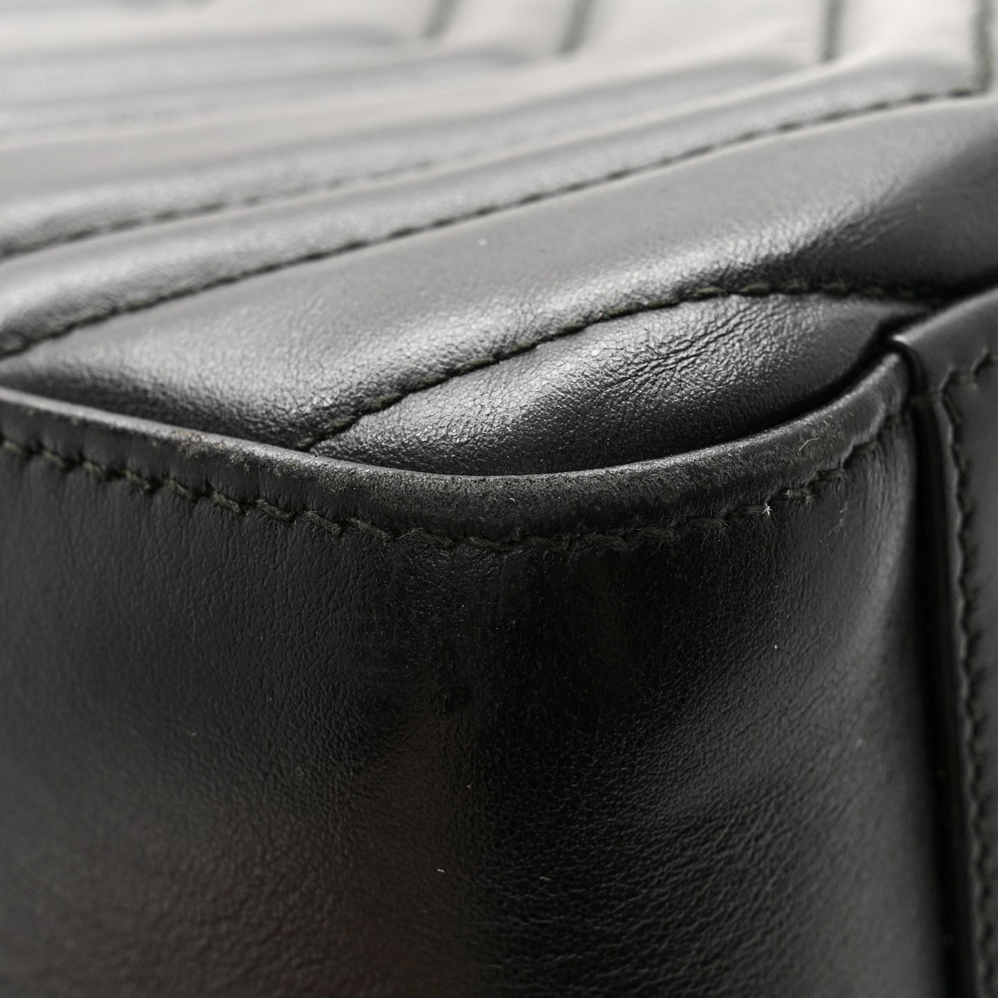 Calfskin Matelasse GG Marmont Dome Backpack Black