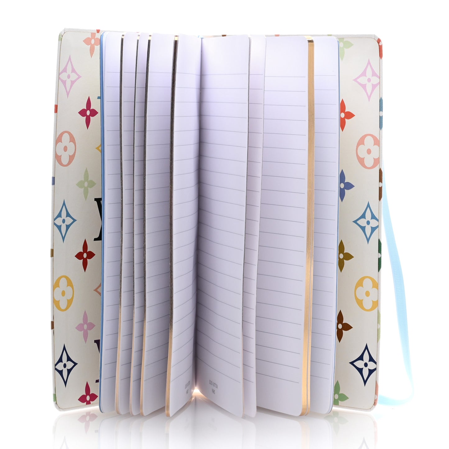 LV x TM Monogram Multicolor Jane Notebook MM White