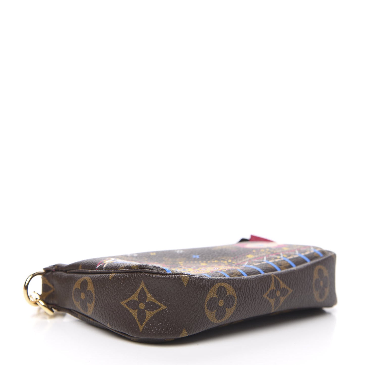 Monogram 2020 Christmas Animation Roller Coaster Mini Pochette Accessories Pivoine