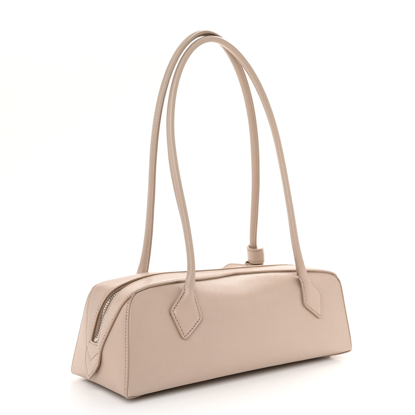 Goatskin Medium Le Teckel Bag Grege
