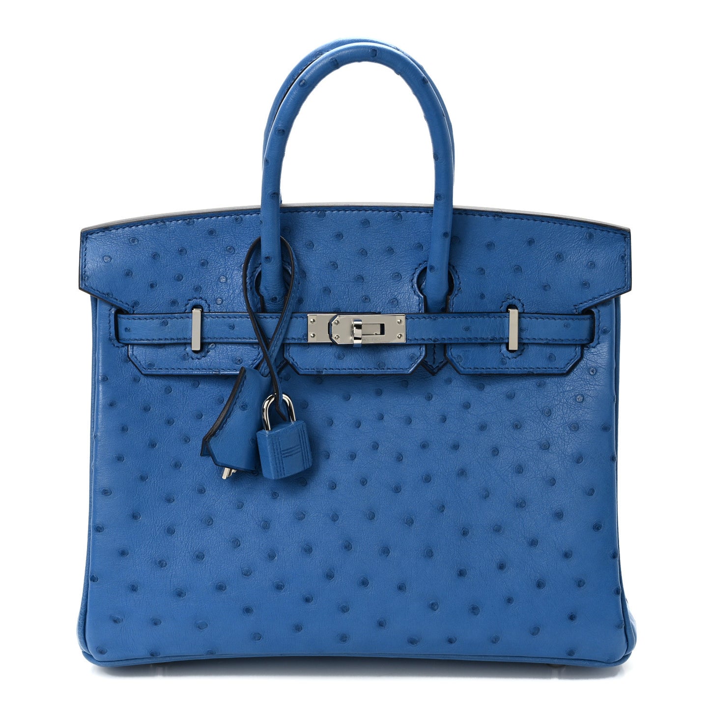 Ostrich Birkin 25 Mykonos