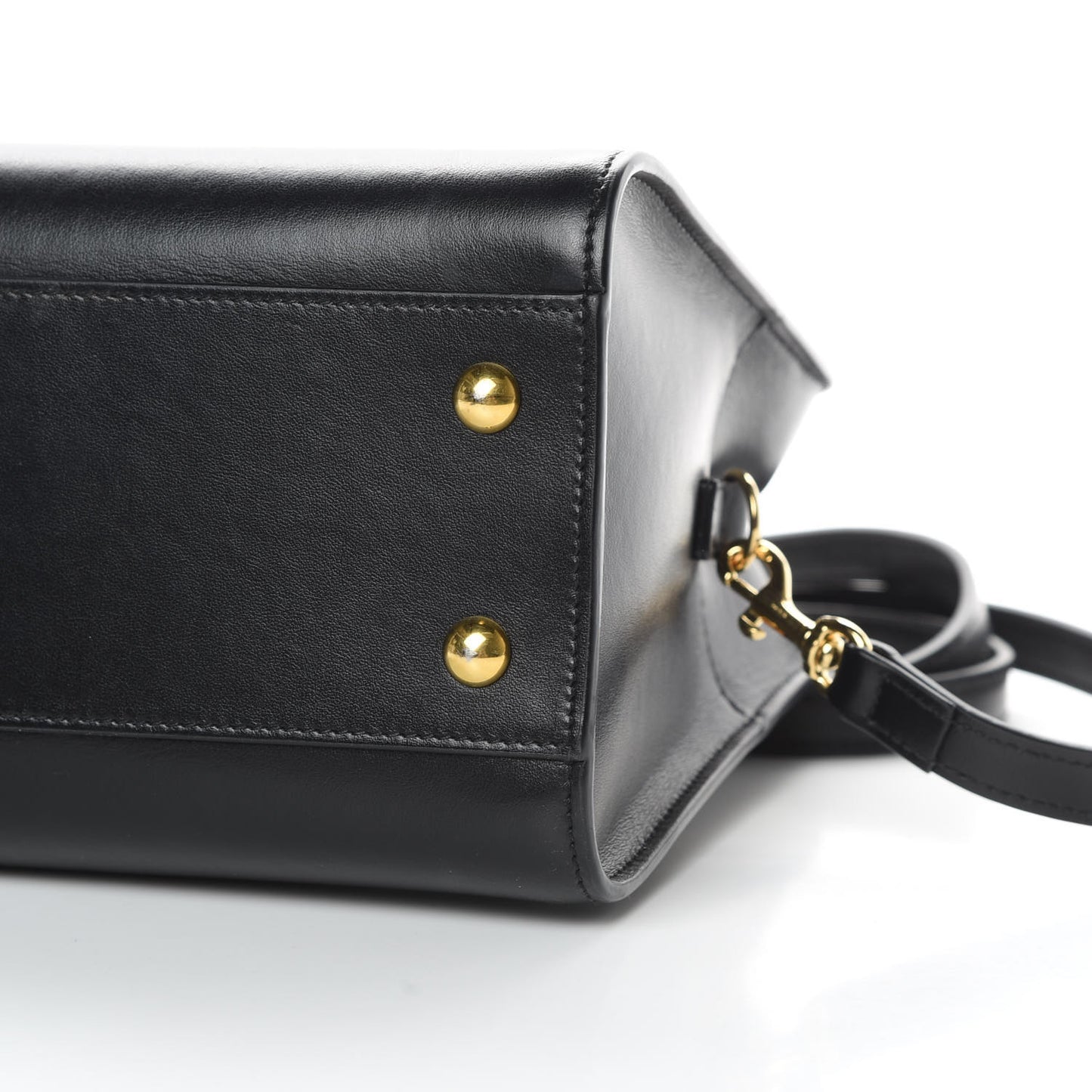 Calfskin Monogram Baby Cabas Black