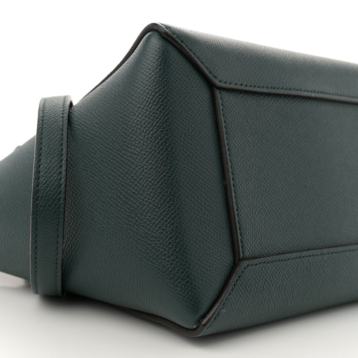 Grained Calfskin Micro Belt Bag Amazone