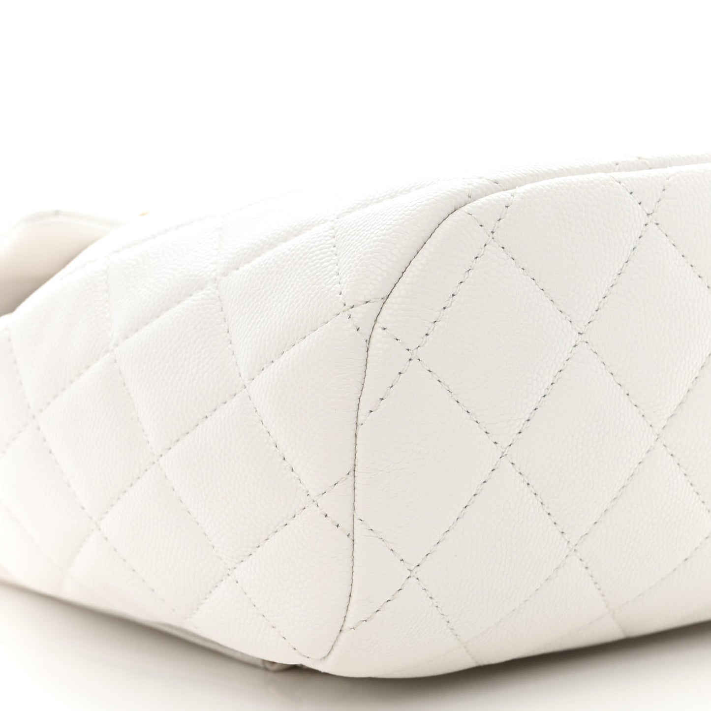 Caviar Quilted Urban Spirit Backpack White