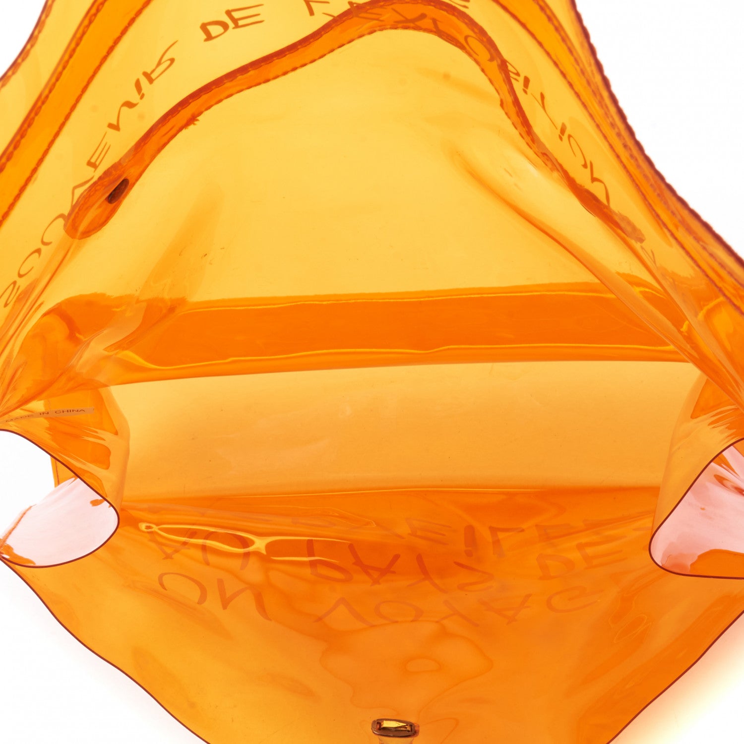 Hermes Vinyl Souvenir De L'Exposition Kelly Orange 4 of 8