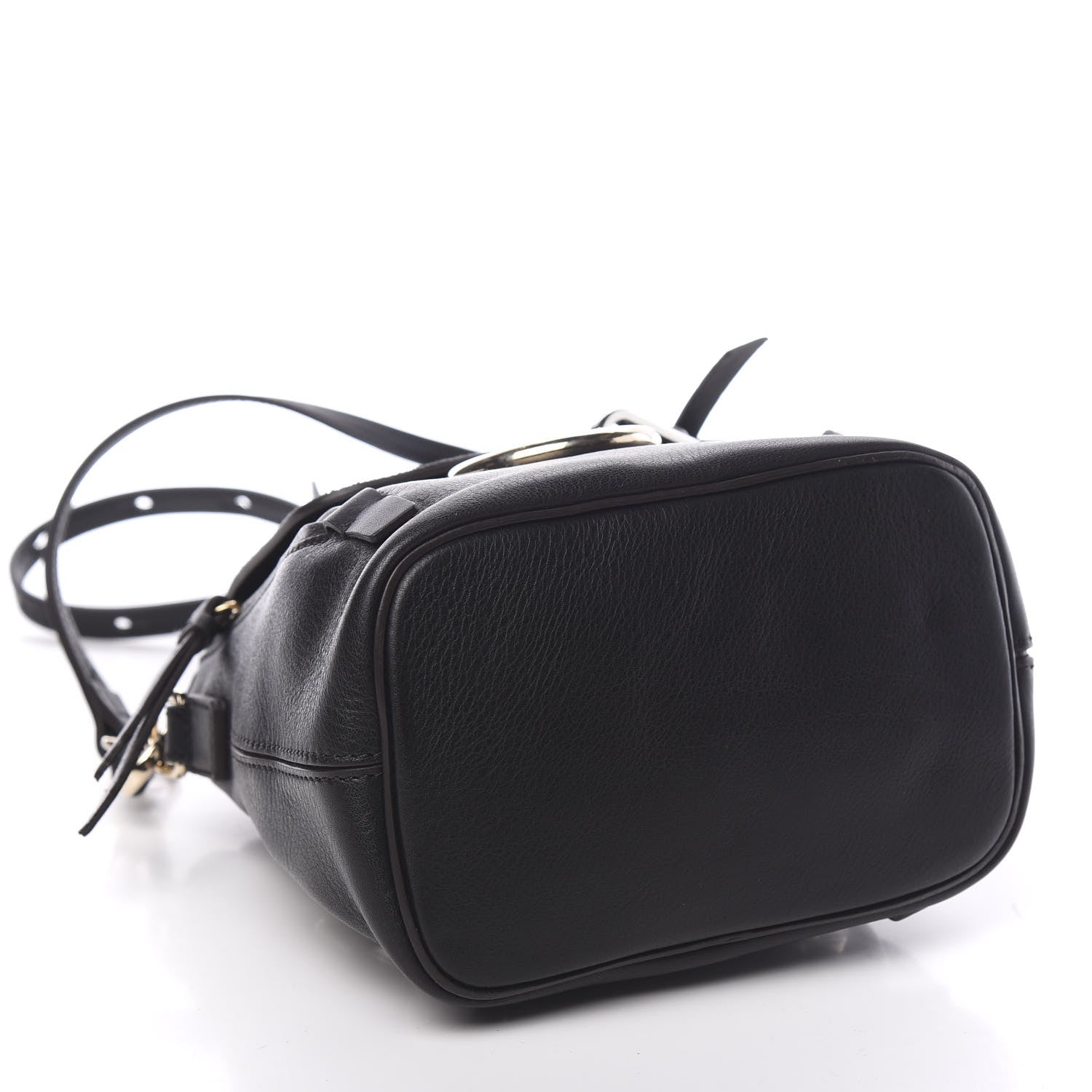 Chloe Suede Calfskin Mini Faye Backpack Black 3 of 10