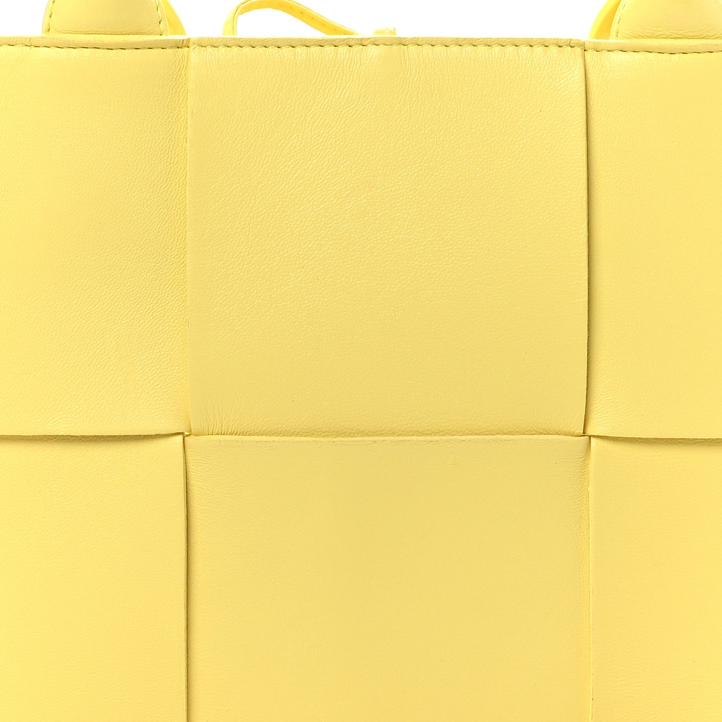 Nappa Maxi Intrecciato Small Arco Tote Yellow
