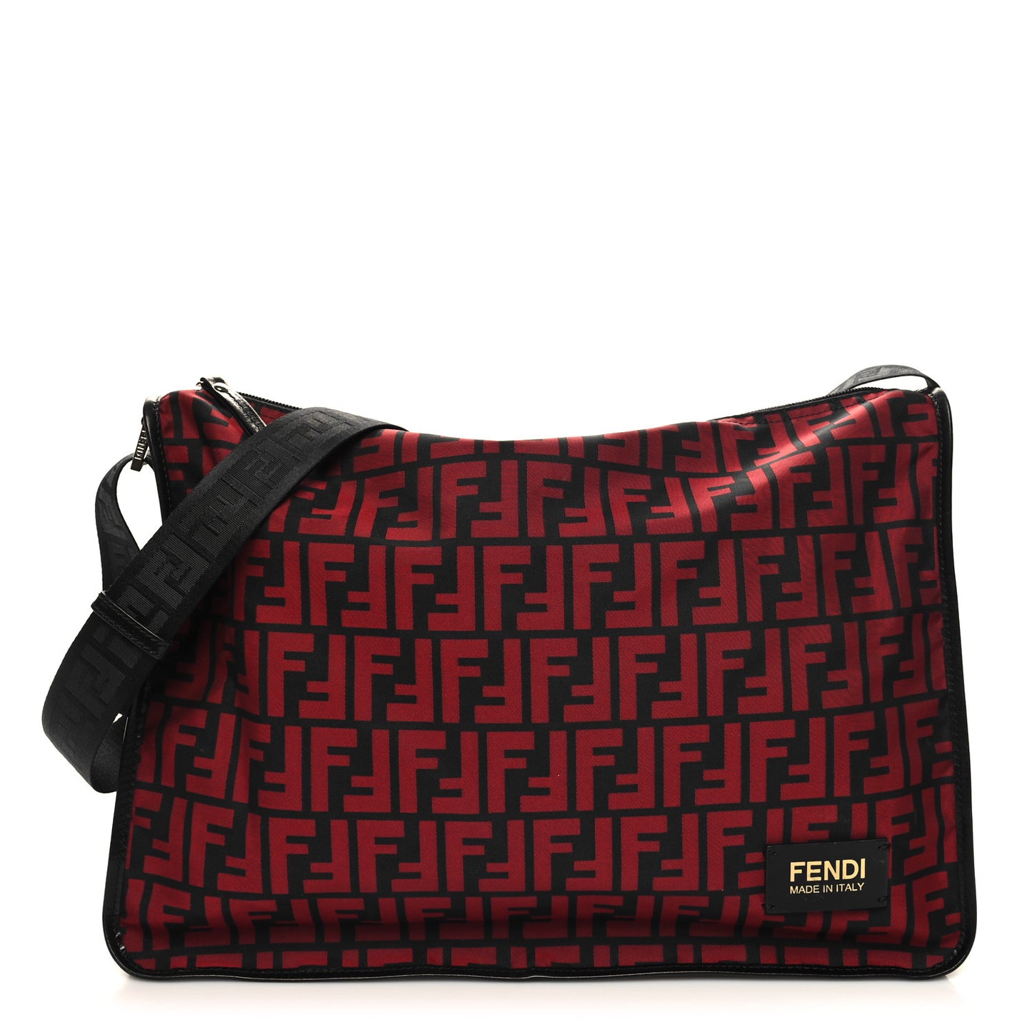 Zucca Messenger Bag Red Black