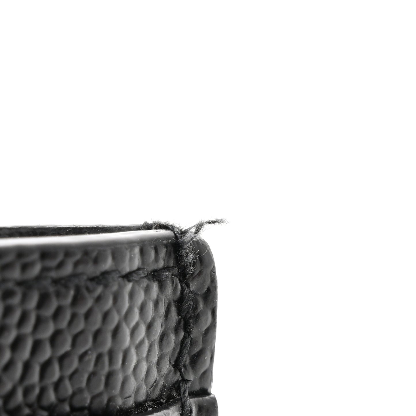 Grain De Poudre Matelasse Chevron Monochrome Monogram Credit Card Case Black