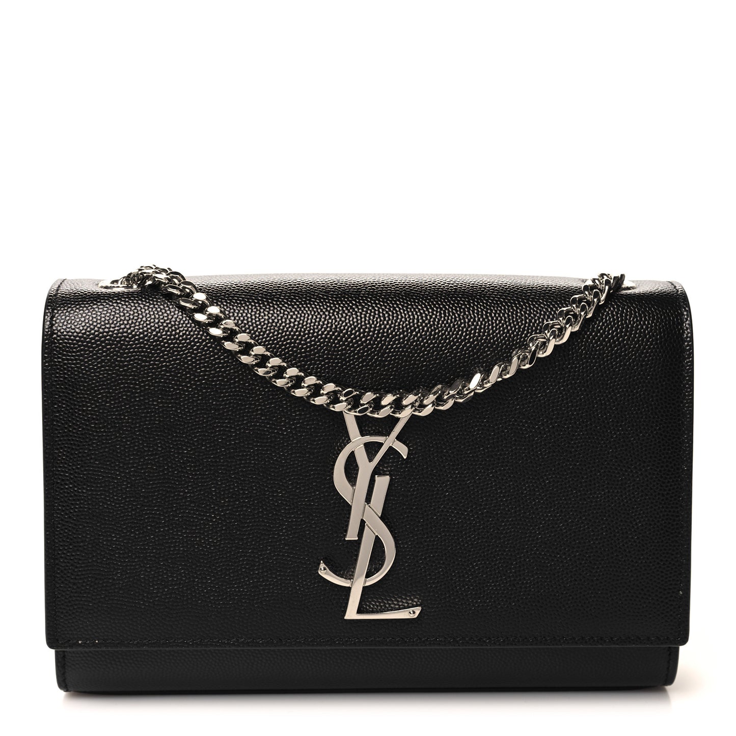Grain De Poudre Small Monogram Kate Satchel Black