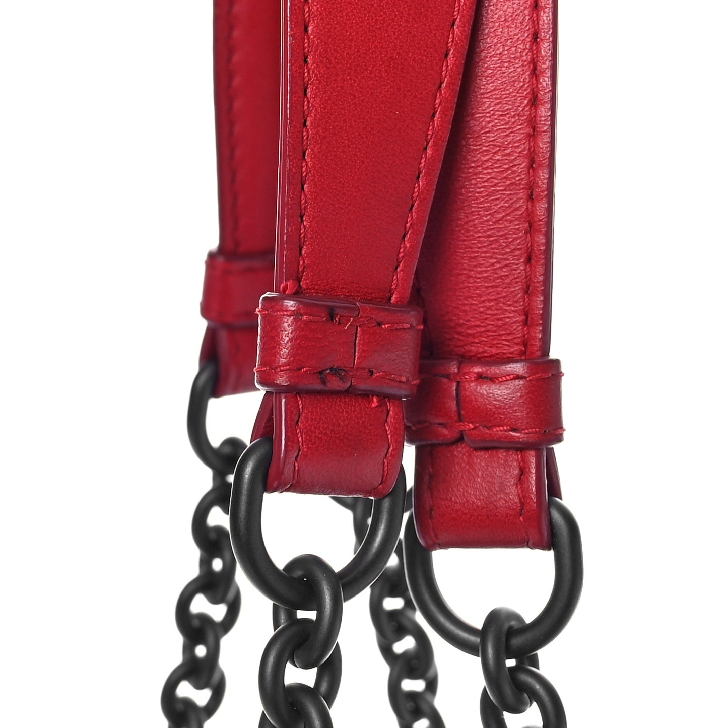 Nappa Intrecciato Medium Tote Red