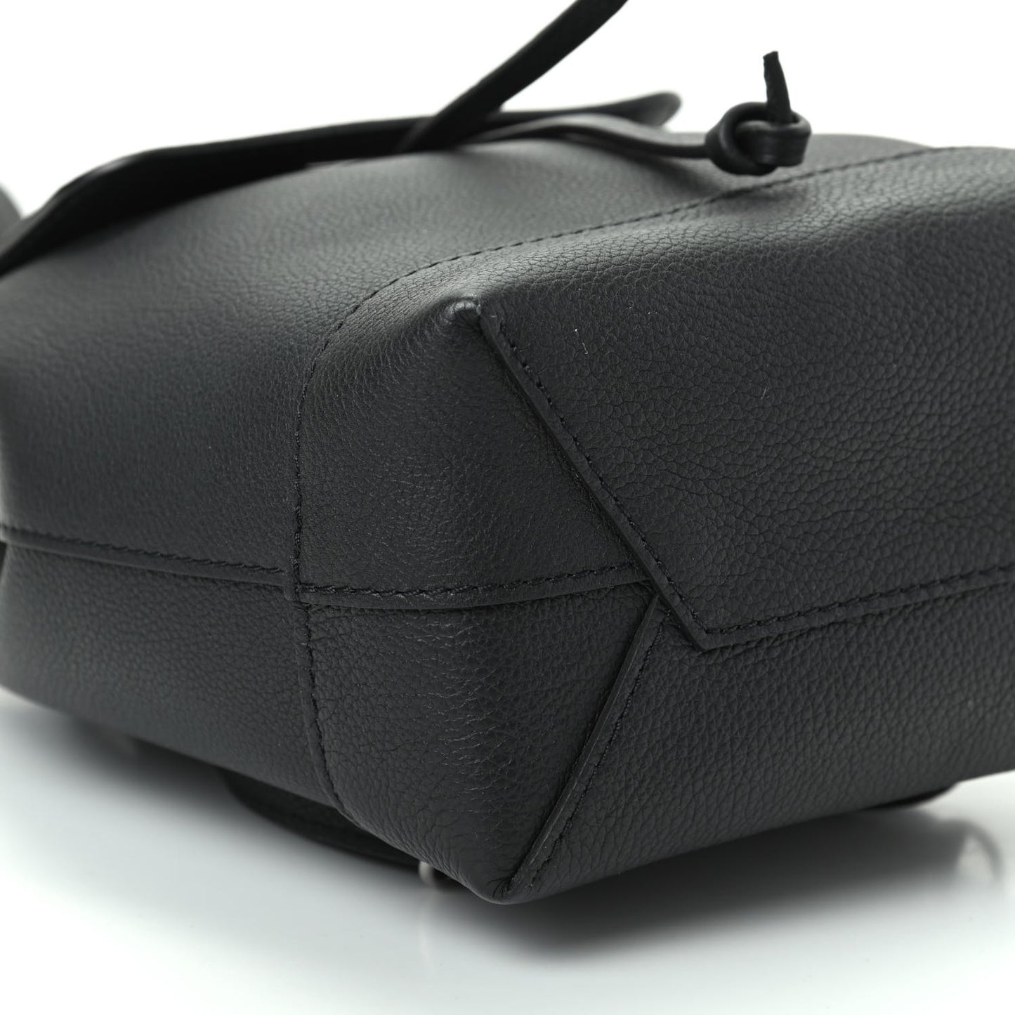 Calfskin Lockme Mini Backpack Black