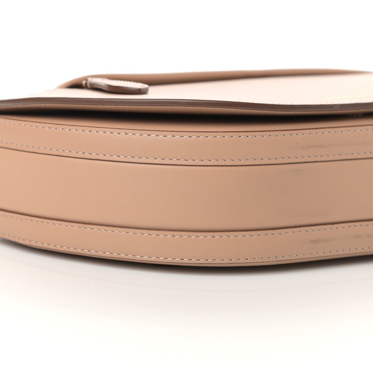 Calfskin Small Olympia Shoulder Bag Light Biscuit