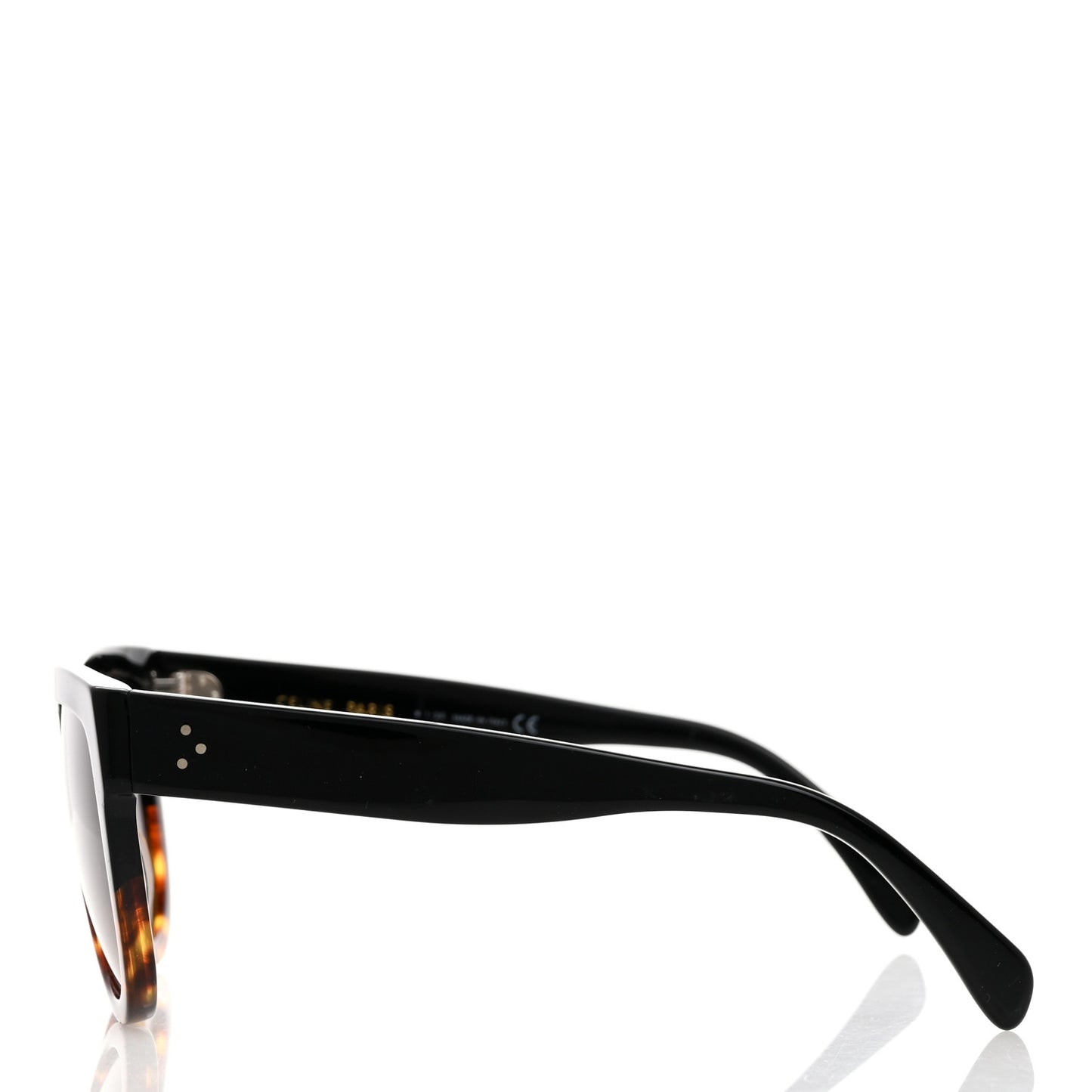 Acetate Aviator Sunglasses CL 40001 Black Havana