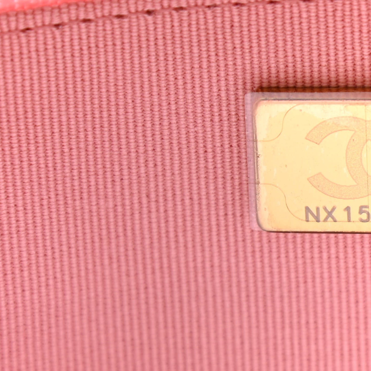 Caviar Quilted Wallet On Chain WOC Light Pink