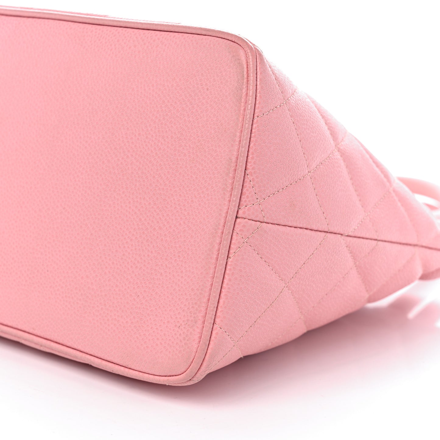 Caviar Quilted Medallion Tote Light Pink