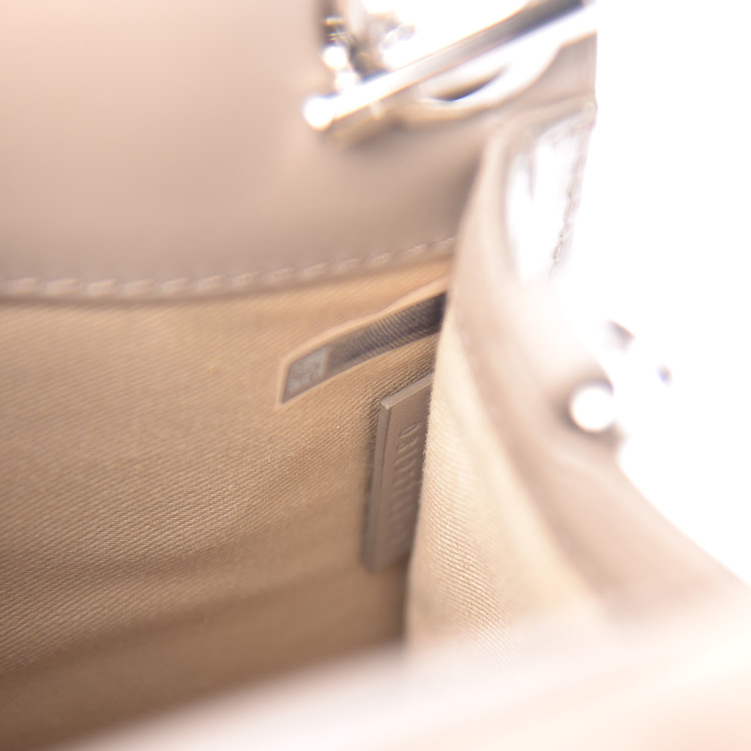 Chloe Shiny Calfskin Mini Annie Shoulder Bag Motty Grey 9 of 14