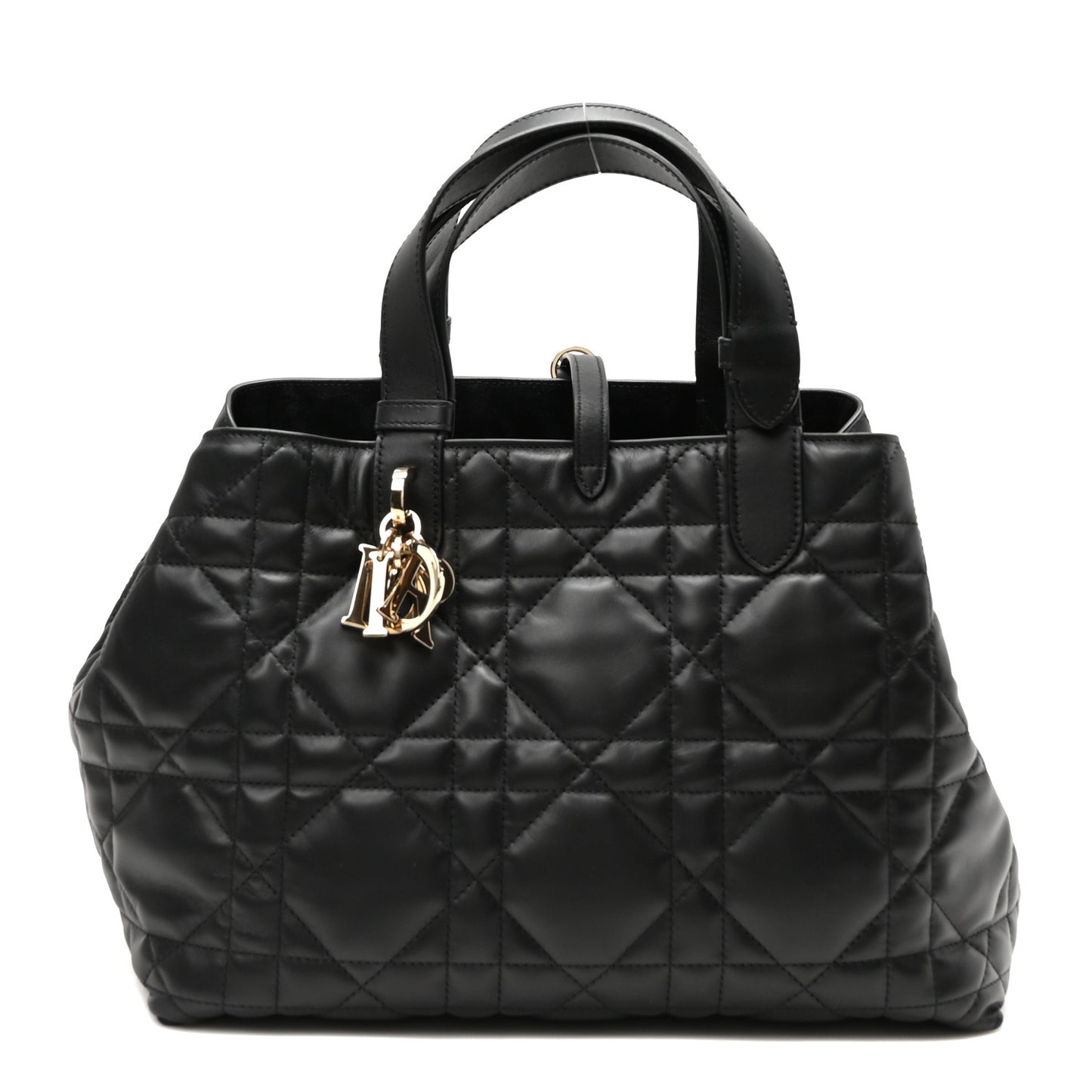 Calfskin Macrocannage Medium Toujours Black