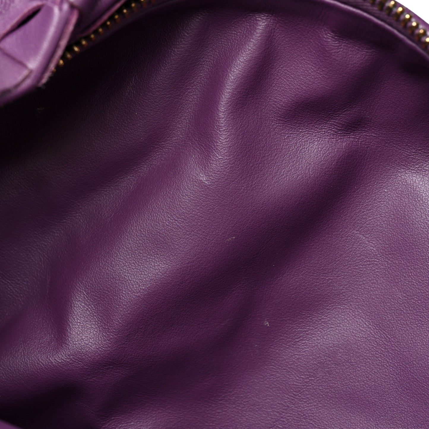 Nappa Intrecciato Teen Jodie Hobo Eggplant
