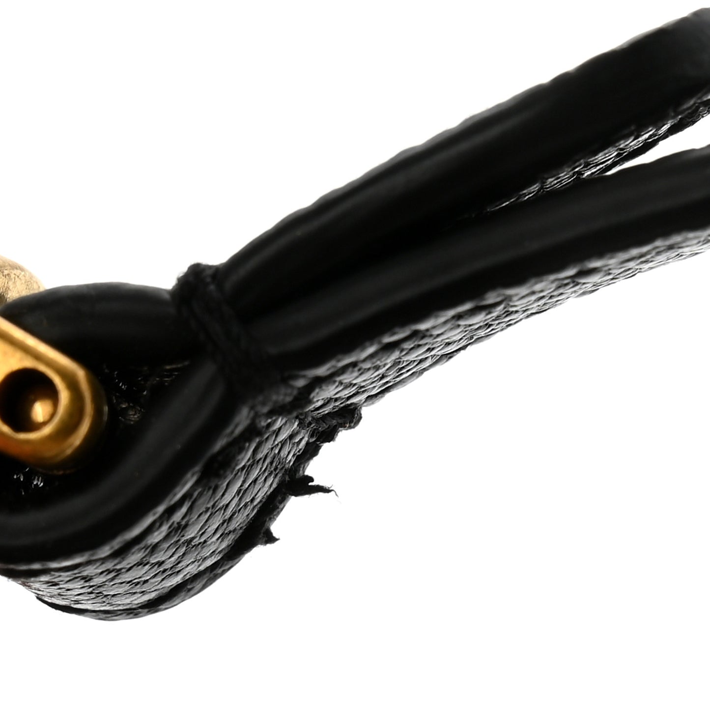 Goatskin Micro Saddle Bag Black