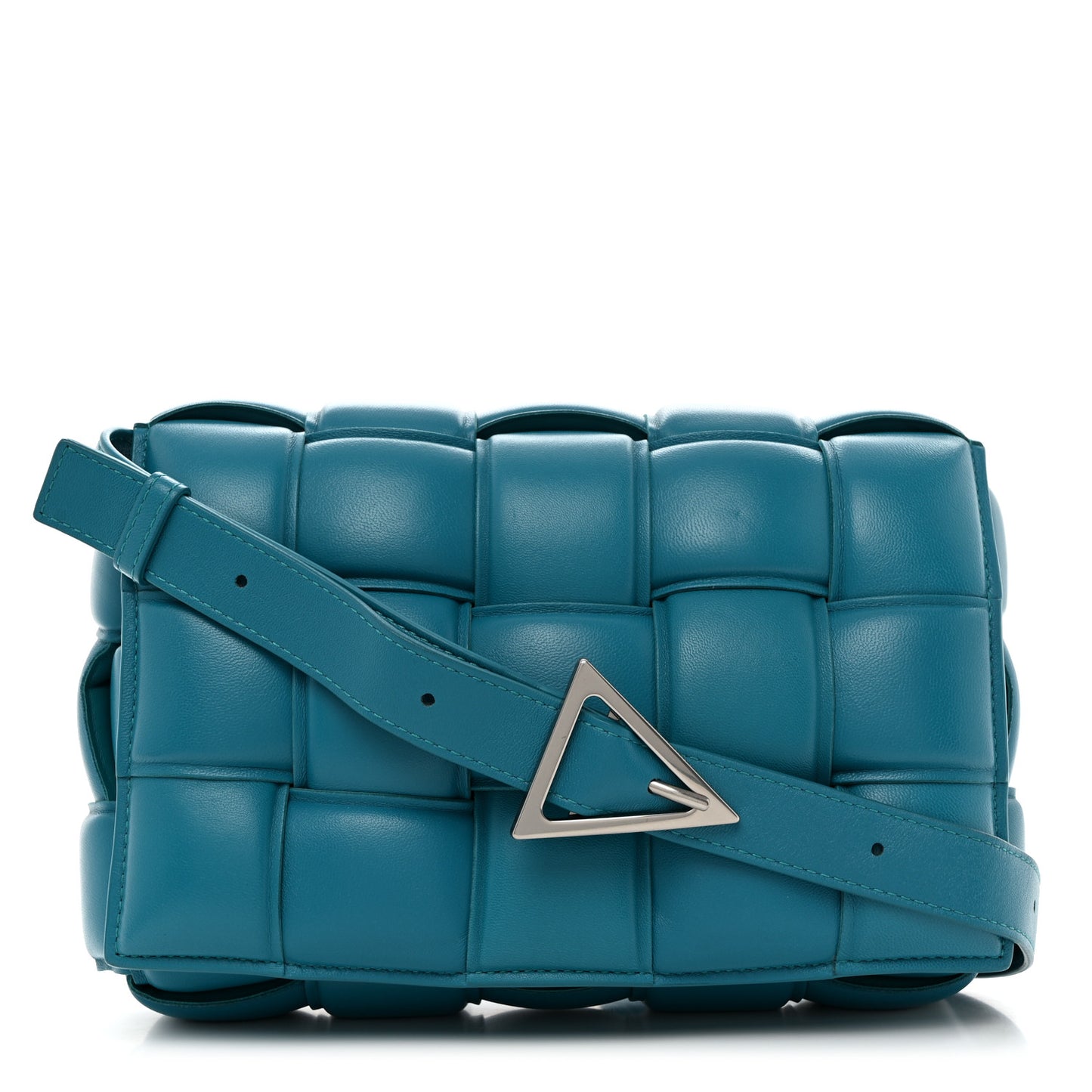 Nappa Maxi Intreccio Padded Cassette Crossbody Bag Blaster