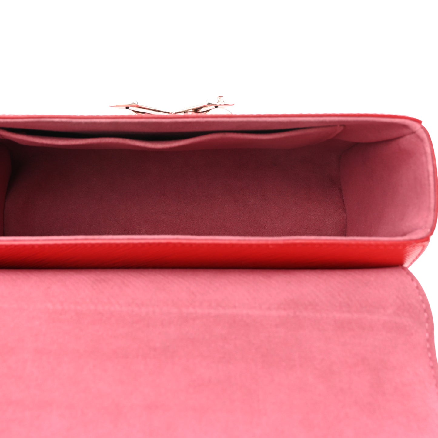 Epi Twist Shoulder Bag MM Coquelicot