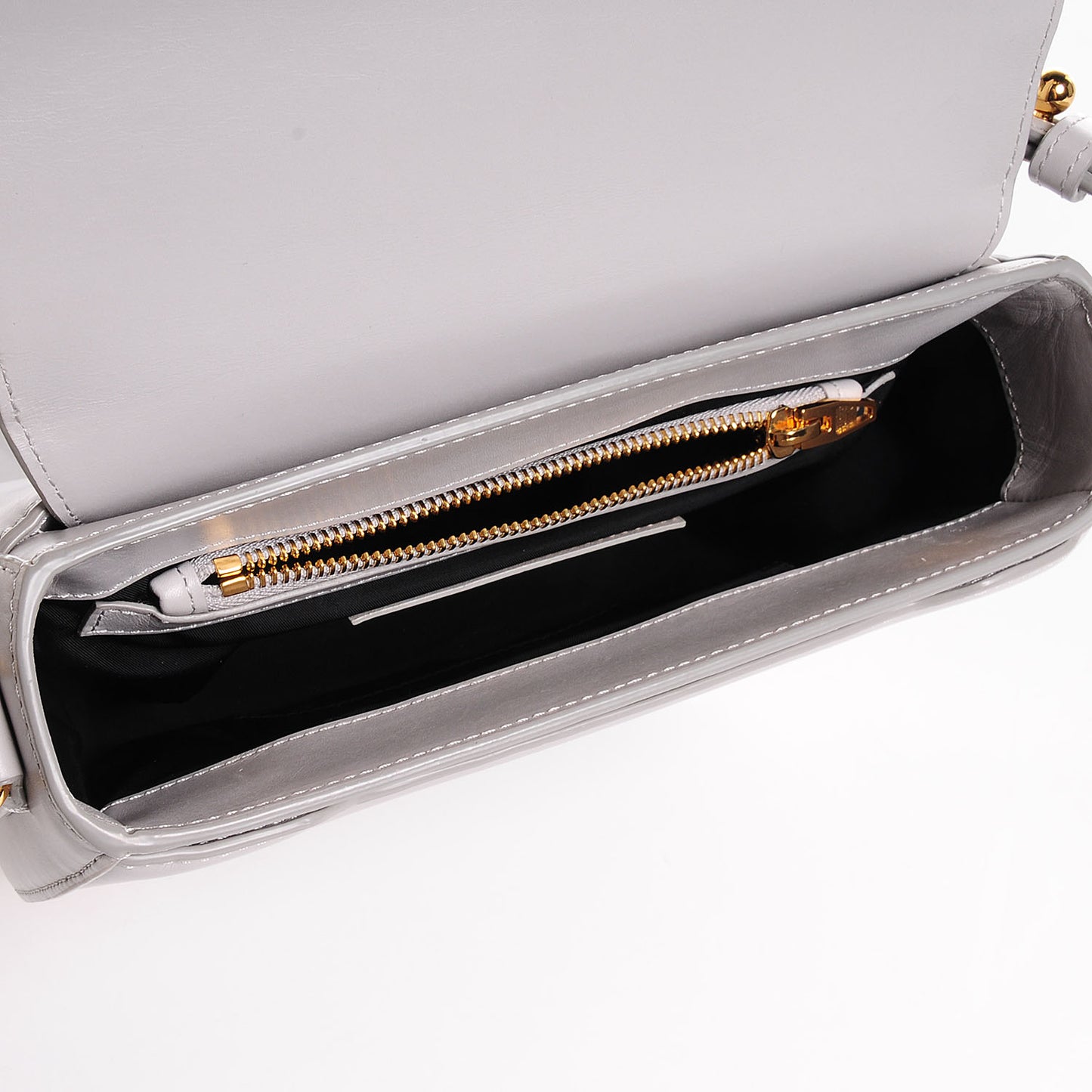 Calfskin Small Lia Sling Sweatshirt w Pale Gold Hardware