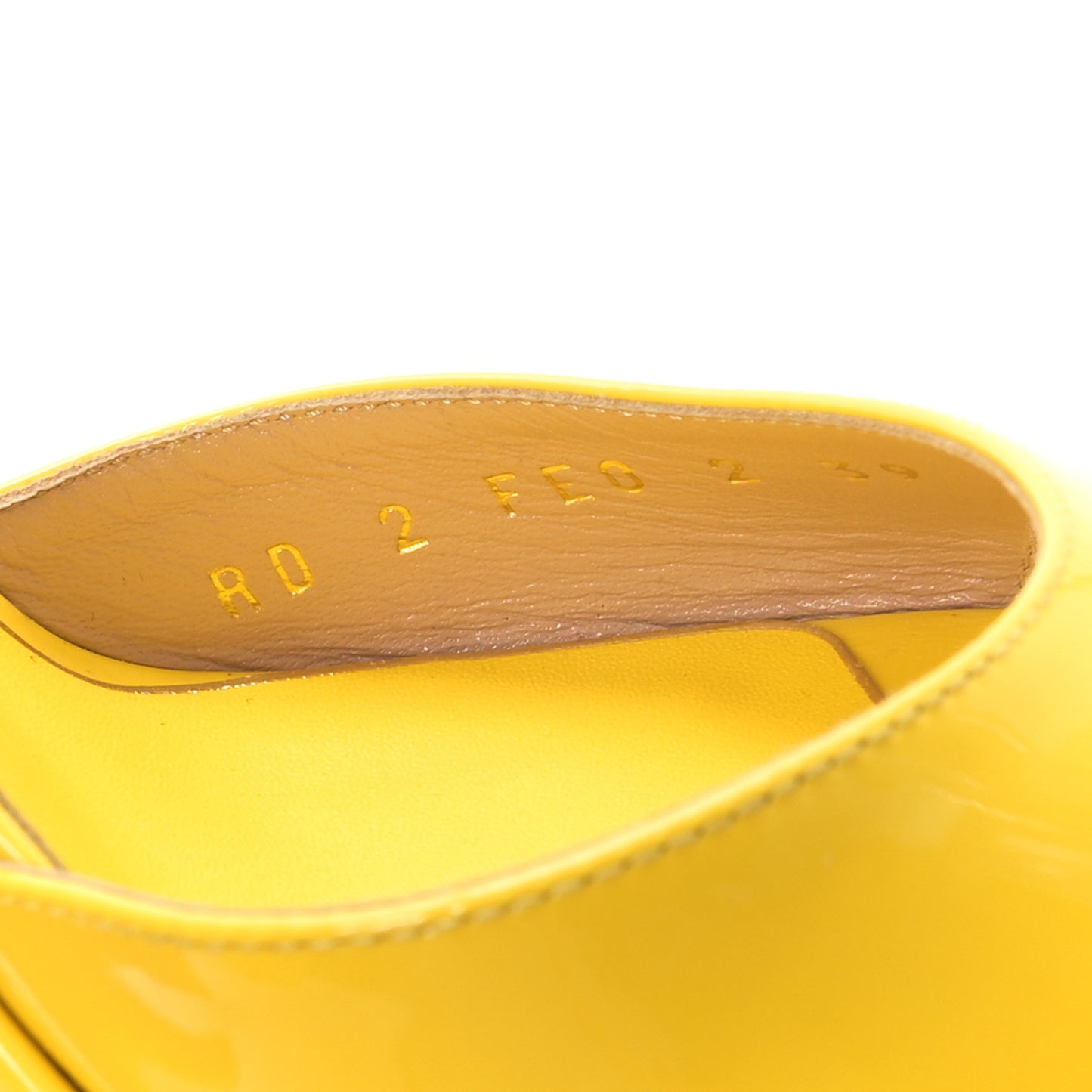 Patent Tan-Go 55/155mm Platform Pumps 39 Bright Lemon