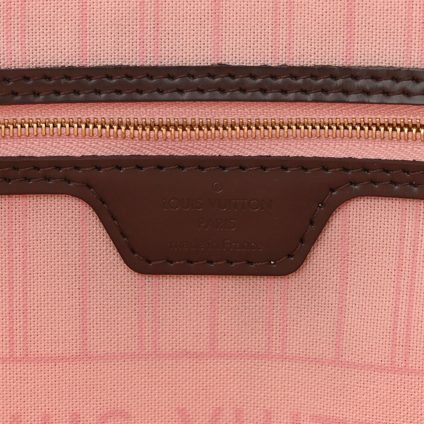 Damier Ebene Neo Neverfull MM Rose Ballerine