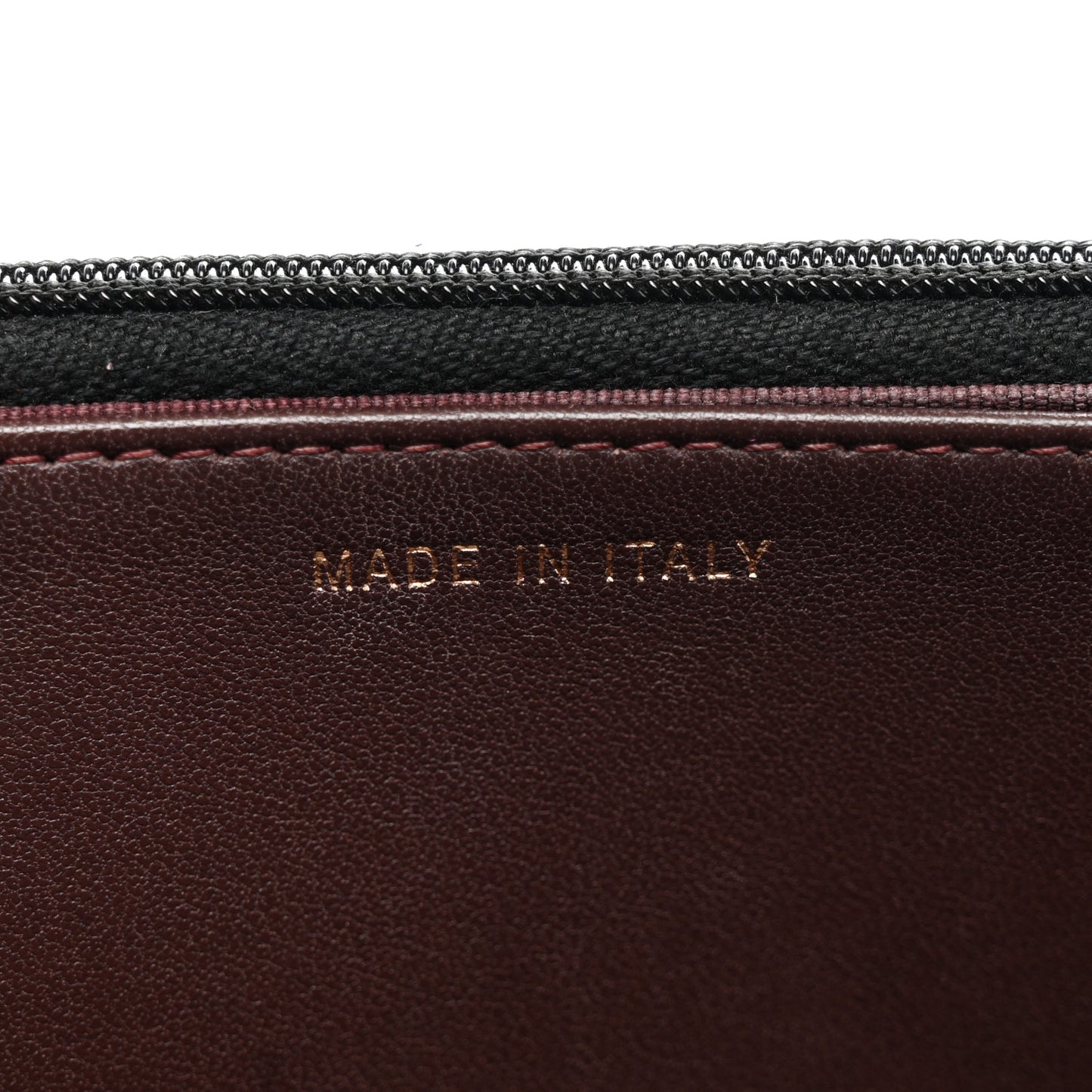 Lambskin Quilted Wallet On Chain WOC Black