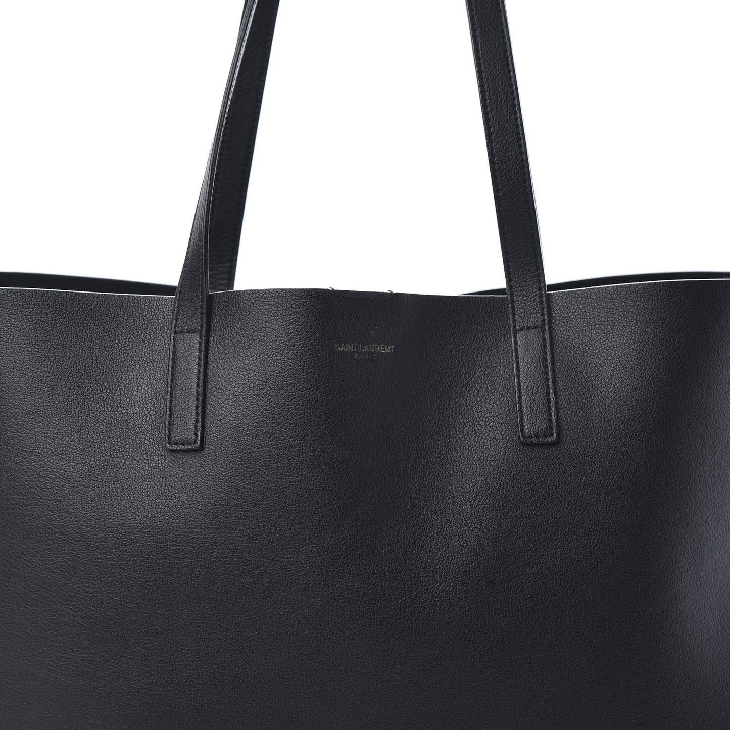 Calfskin Large Shopping Tote Black